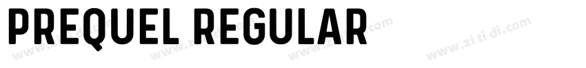 Prequel Regular字体转换